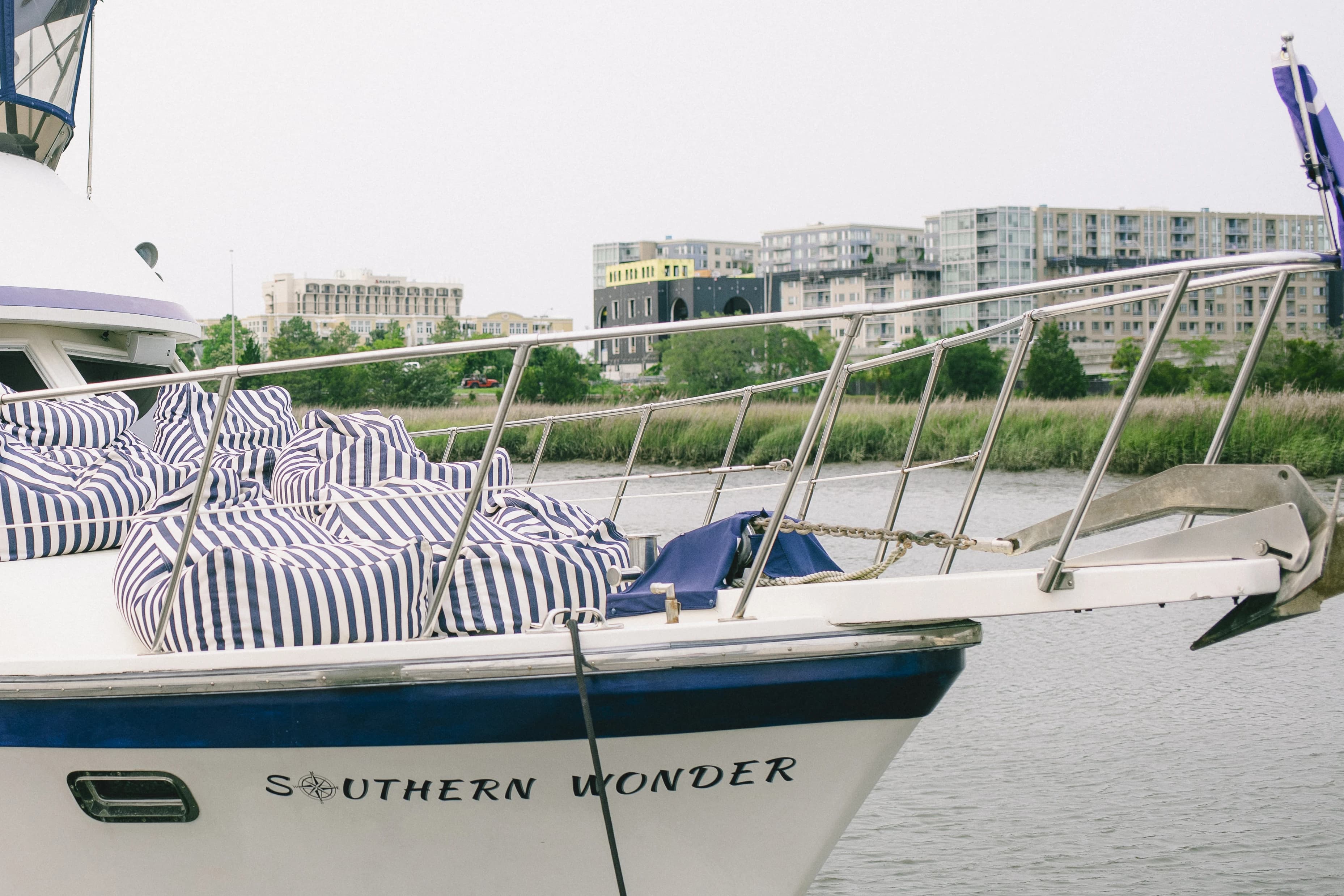 Southern Wonder Yacht photographed from the water